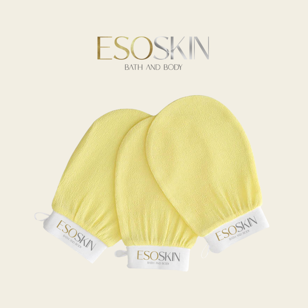 ESOSKIN Exfoliating Mitt Scrub