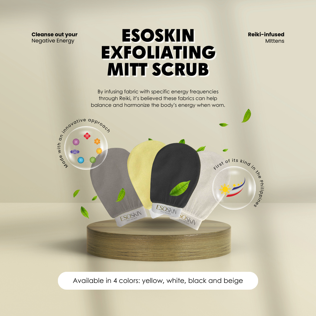 ESOSKIN Exfoliating Mitt Scrub