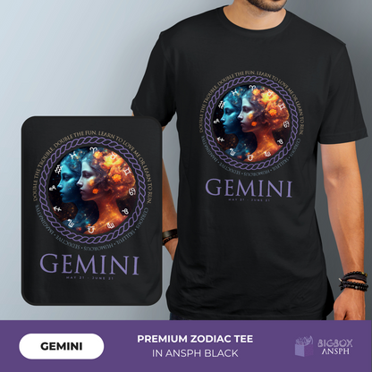 Premium Reiki-Infused Zodiac Sign Shirt