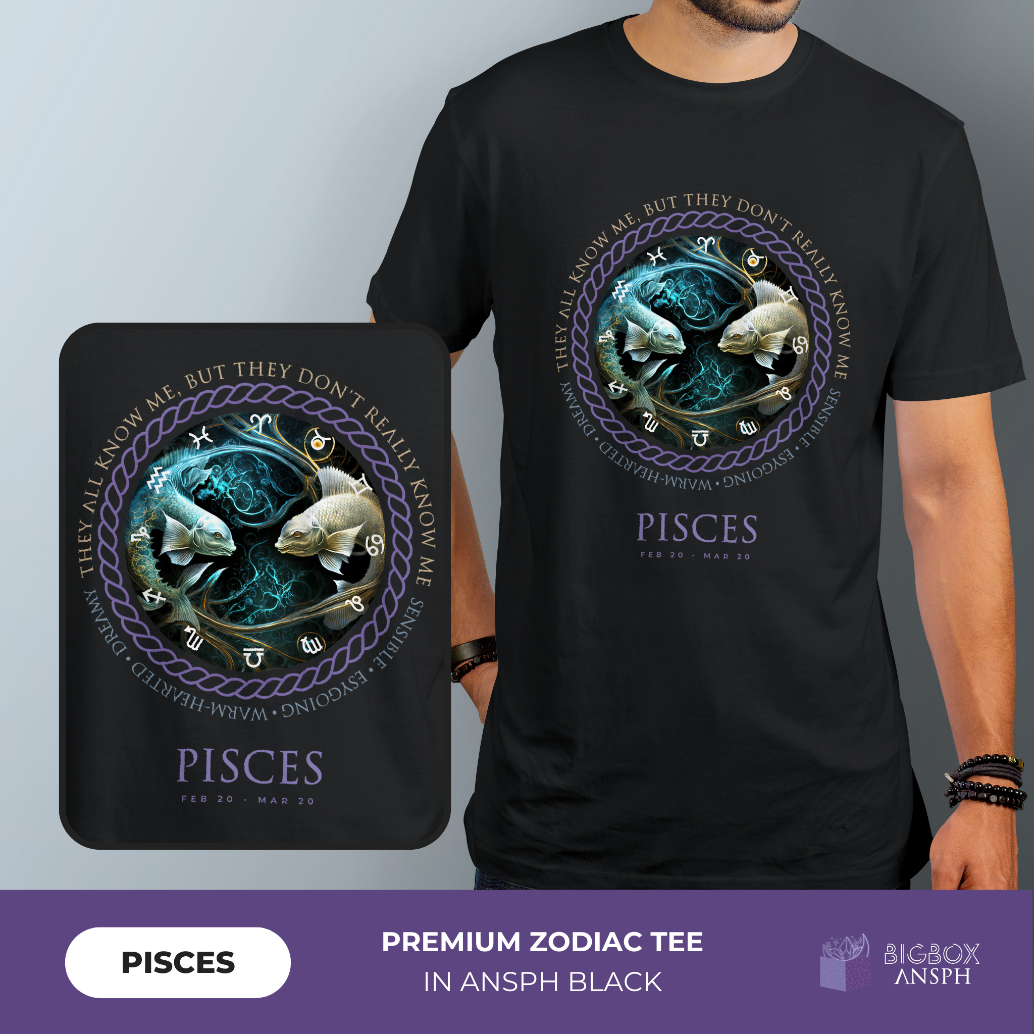 Premium Reiki-Infused Zodiac Sign Shirt