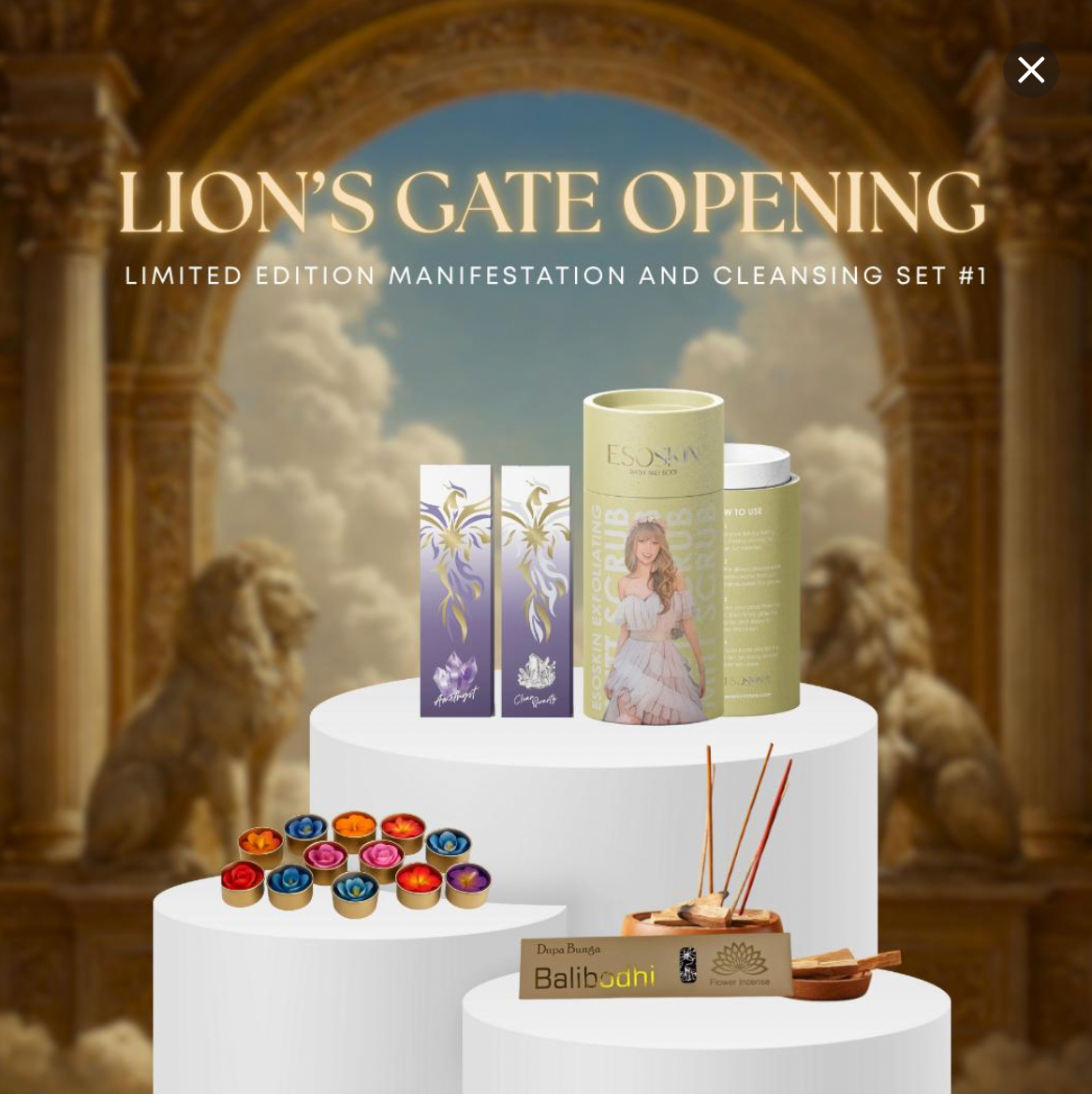 Lion’s Gate Opening Manifestation Sets – Limited Edition Cleansing &amp; Energy Ritual Kits from Bali