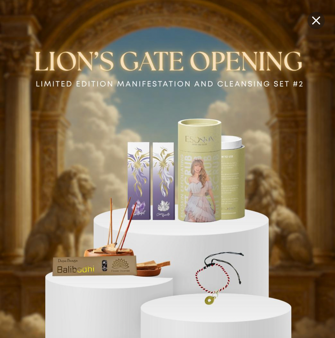 Lion’s Gate Opening Manifestation Sets – Limited Edition Cleansing &amp; Energy Ritual Kits from Bali