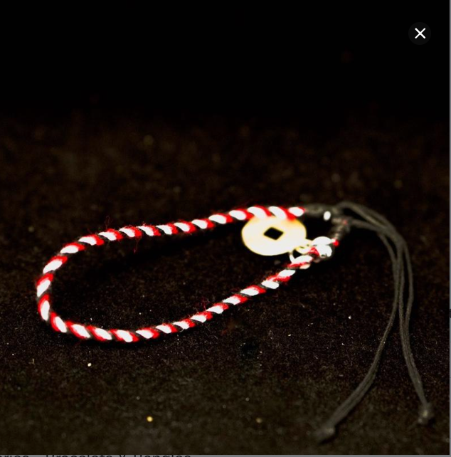 Polaris’ Secrets: Tridatu Balinese Bracelet for Protection - Red &amp; White Striped Cultural Accessory with Balinese Traditions and Protective Properties